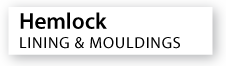 Hemlock lining and mouldings