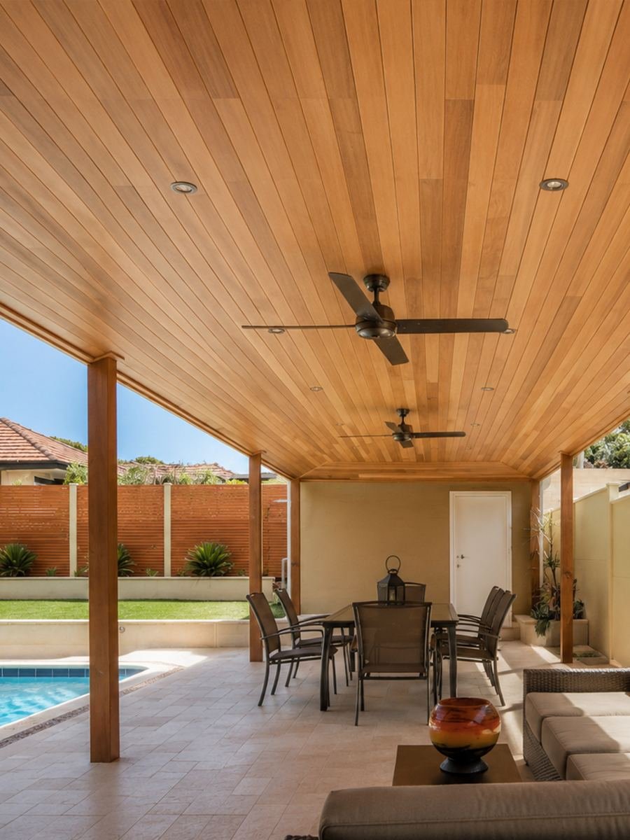 Cedar ceiling application