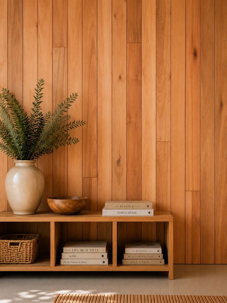 Cedar wall lining